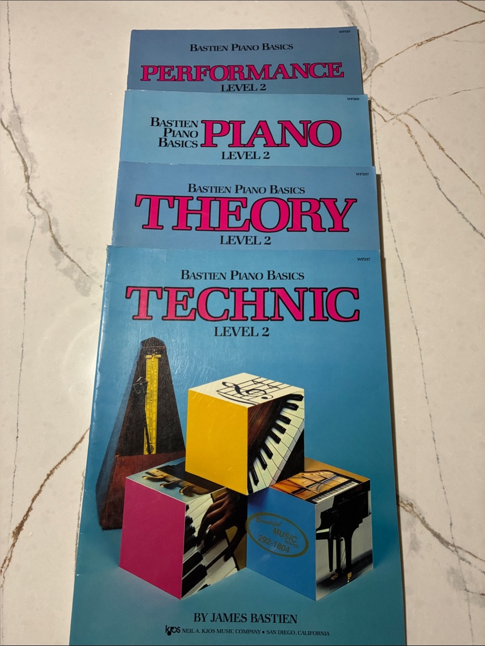 Piano Technic Level 2 Set of 4